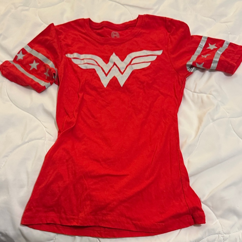 DC Comics Red Wonder Woman Short Sleeve Tee